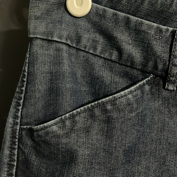 Express Editor Stretch Denim Trousers Size: 10L - Picture 3 of 5